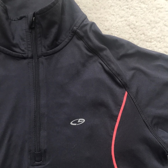 Champion Athletic Grey Quarter Zip Long Sleeve - Picture 3 of 4